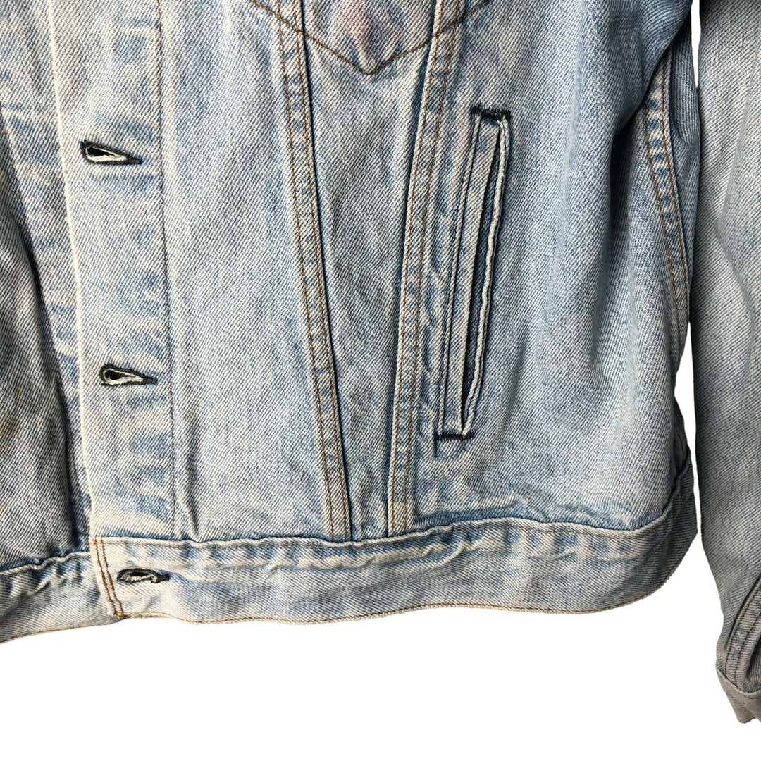 Vintage 1990'S Levi's 70506-0214 denim jacket, made in the USA, size L. cotton blue type Vintage Second Hand