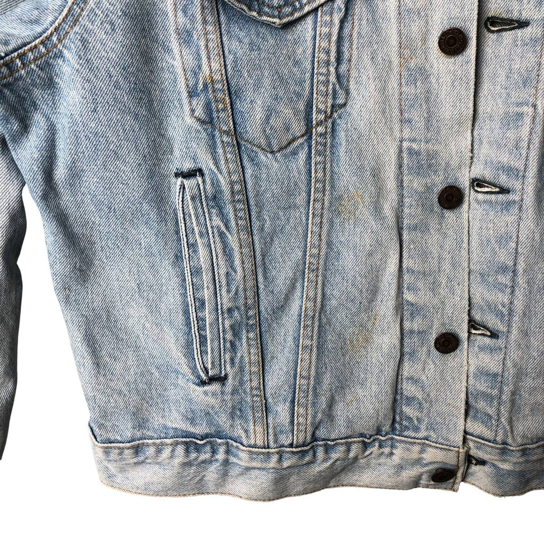 Vintage 1990'S Levi's 70506-0214 denim jacket, made in the USA, size L. cotton blue type Vintage Second Hand