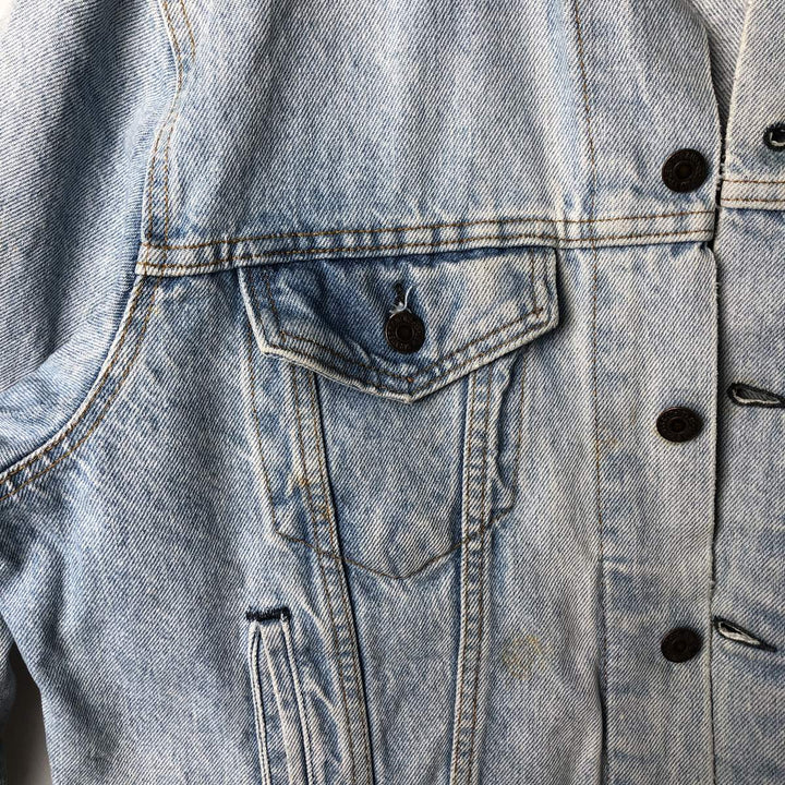 Vintage 1990'S Levi's 70506-0214 denim jacket, made in the USA, size L. cotton blue type Vintage Second Hand