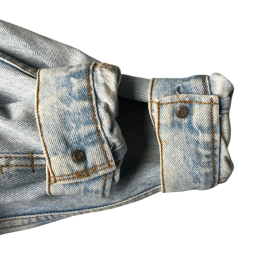 Vintage 1990'S Levi's 70506-0214 denim jacket, made in the USA, size L. cotton blue type Vintage Second Hand