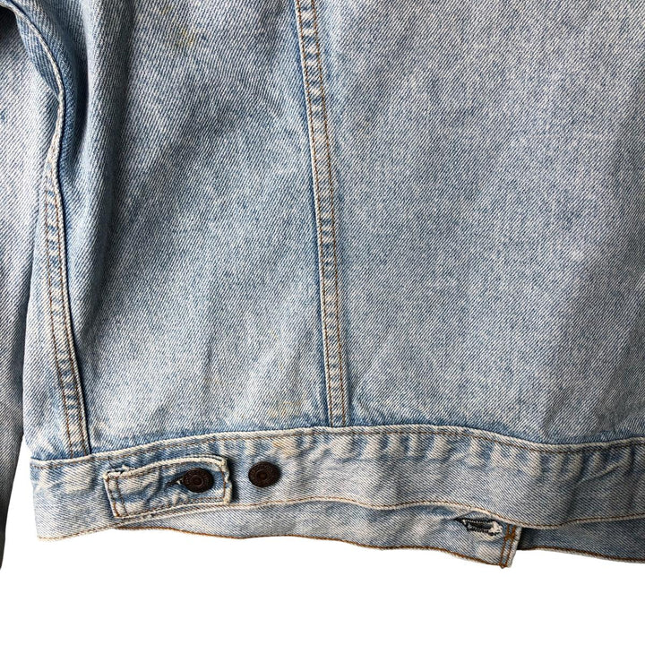 Vintage 1990'S Levi's 70506-0214 denim jacket, made in the USA, size L. cotton blue type Vintage Second Hand