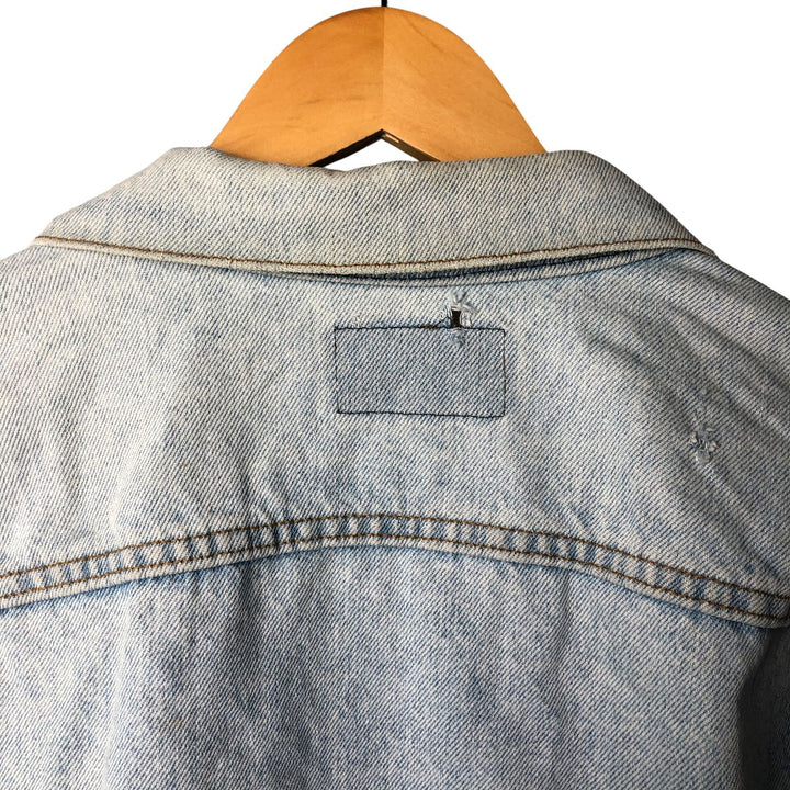 Vintage 1990'S Levi's 70506-0214 denim jacket, made in the USA, size L. cotton blue type Vintage Second Hand