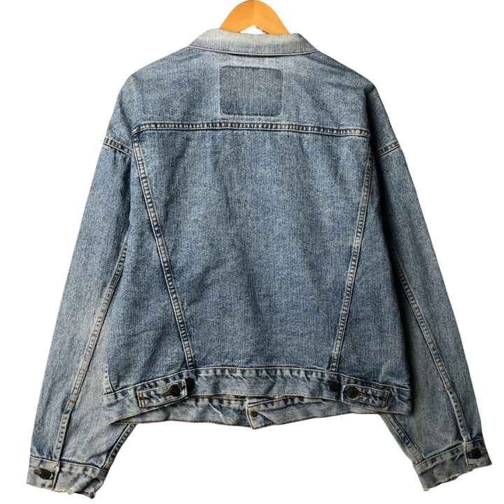 Vintage 1990'S Levi's 70598-4891 Large Patch Denim Jacket, Men's Size L unclear blue type Vintage Second Hand