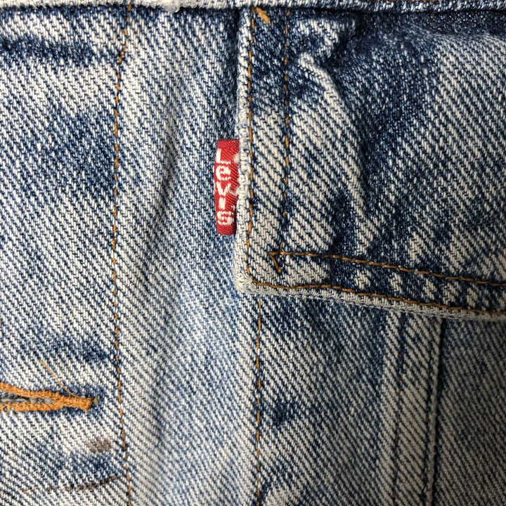 Vintage 1990'S Levi's 70598-4891 Large Patch Denim Jacket, Men's Size L unclear blue type Vintage Second Hand