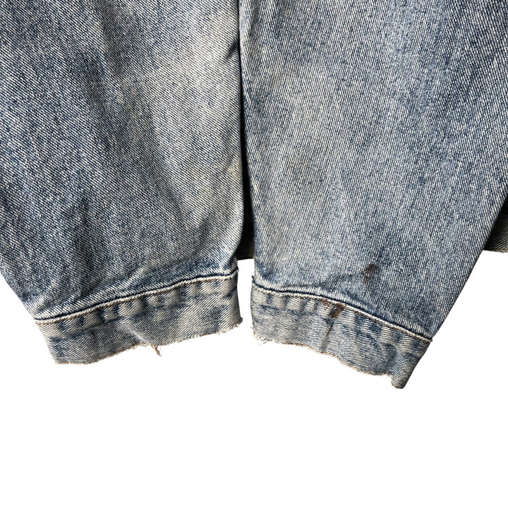 Vintage 1990'S Levi's 70598-4891 Large Patch Denim Jacket, Men's Size L unclear blue type Vintage Second Hand