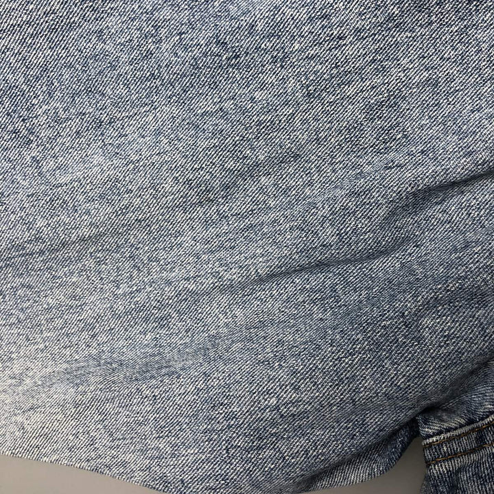 Vintage 1990'S Levi's 70598-4891 Large Patch Denim Jacket, Men's Size L unclear blue type Vintage Second Hand