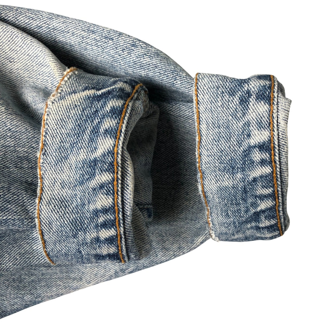 Vintage 1990'S Levi's 70598-4891 Large Patch Denim Jacket, Men's Size L unclear blue type Vintage Second Hand