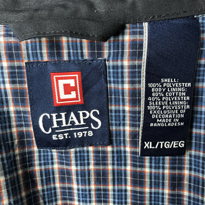 CHAPS Swing Top Sports Jacket, Men's Size XL polyester navy blue type Vintage Second Hand