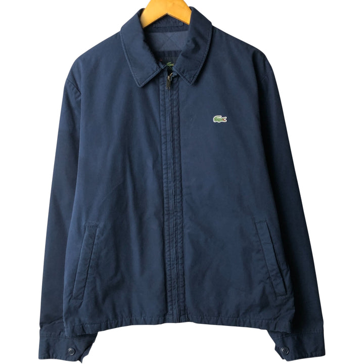 Lacoste padded swing top sports jacket, men's size XL cotton navy blue type Vintage Second Hand