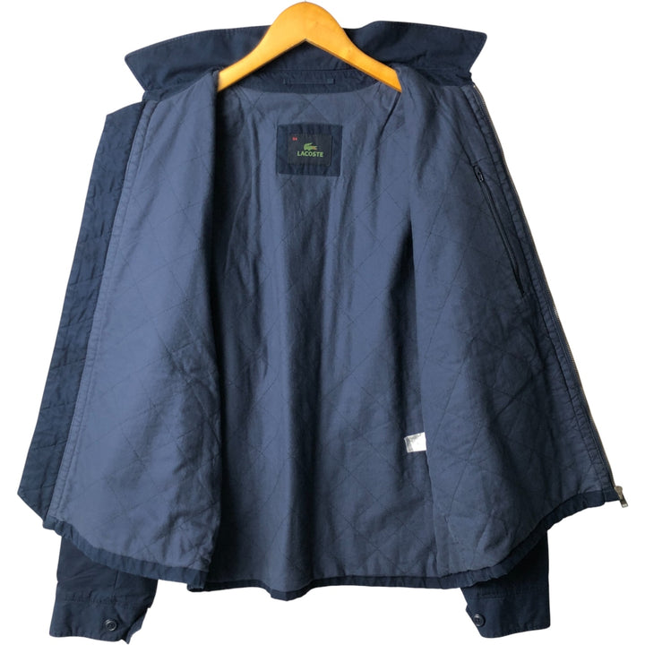 Lacoste padded swing top sports jacket, men's size XL cotton navy blue type Vintage Second Hand
