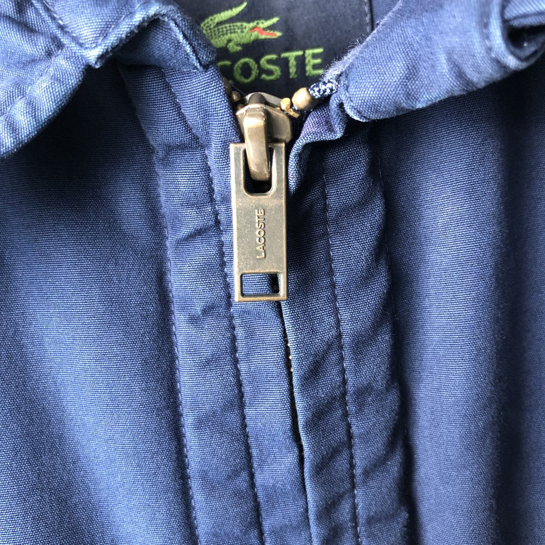 Lacoste padded swing top sports jacket, men's size XL cotton navy blue type Vintage Second Hand