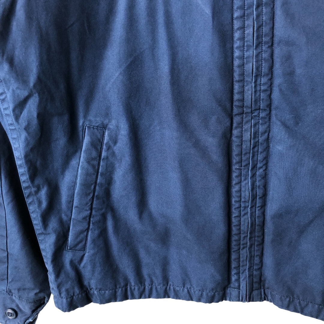 Lacoste padded swing top sports jacket, men's size XL cotton navy blue type Vintage Second Hand