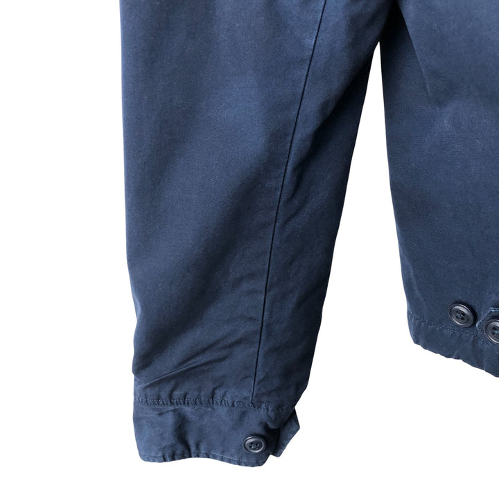 Lacoste padded swing top sports jacket, men's size XL cotton navy blue type Vintage Second Hand