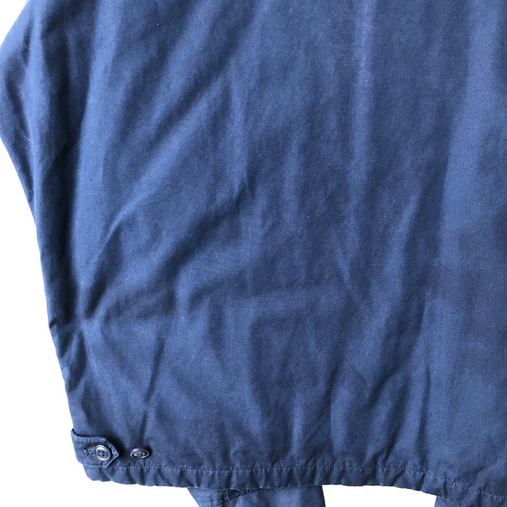 Lacoste padded swing top sports jacket, men's size XL cotton navy blue type Vintage Second Hand