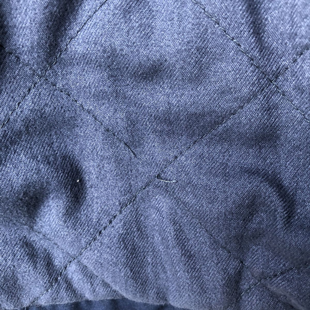 Lacoste padded swing top sports jacket, men's size XL cotton navy blue type Vintage Second Hand