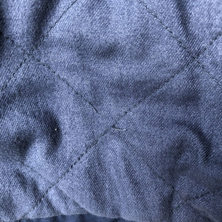 Lacoste padded swing top sports jacket, men's size XL cotton navy blue type Vintage Second Hand