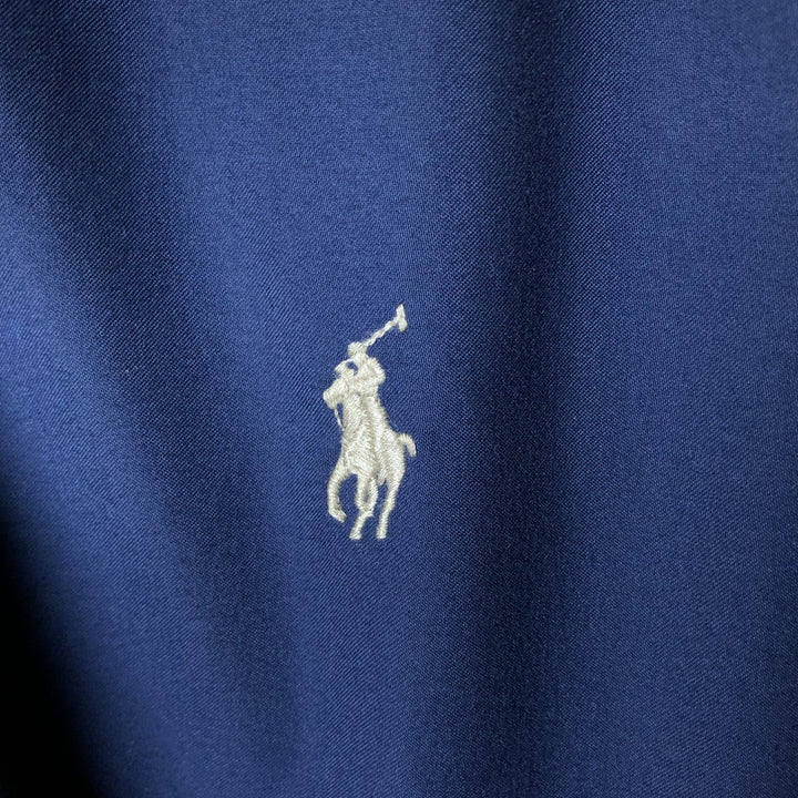 Ralph Lauren POLO by Ralph Lauren Swing Top Sports Jacket Men's XXL polyester navy blue type Vintage Second Hand