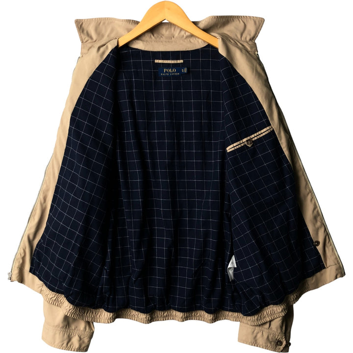 Ralph Lauren POLO RALPH LAUREN Swing Top Sports Jacket Men's XL polyester Beige type Vintage Second Hand