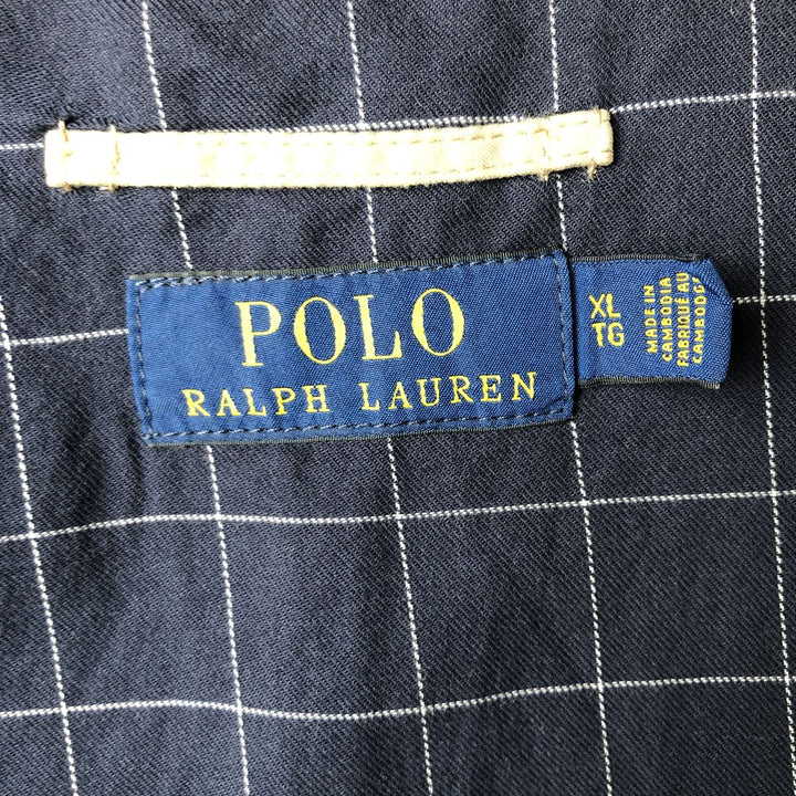 Ralph Lauren POLO RALPH LAUREN Swing Top Sports Jacket Men's XL polyester Beige type Vintage Second Hand