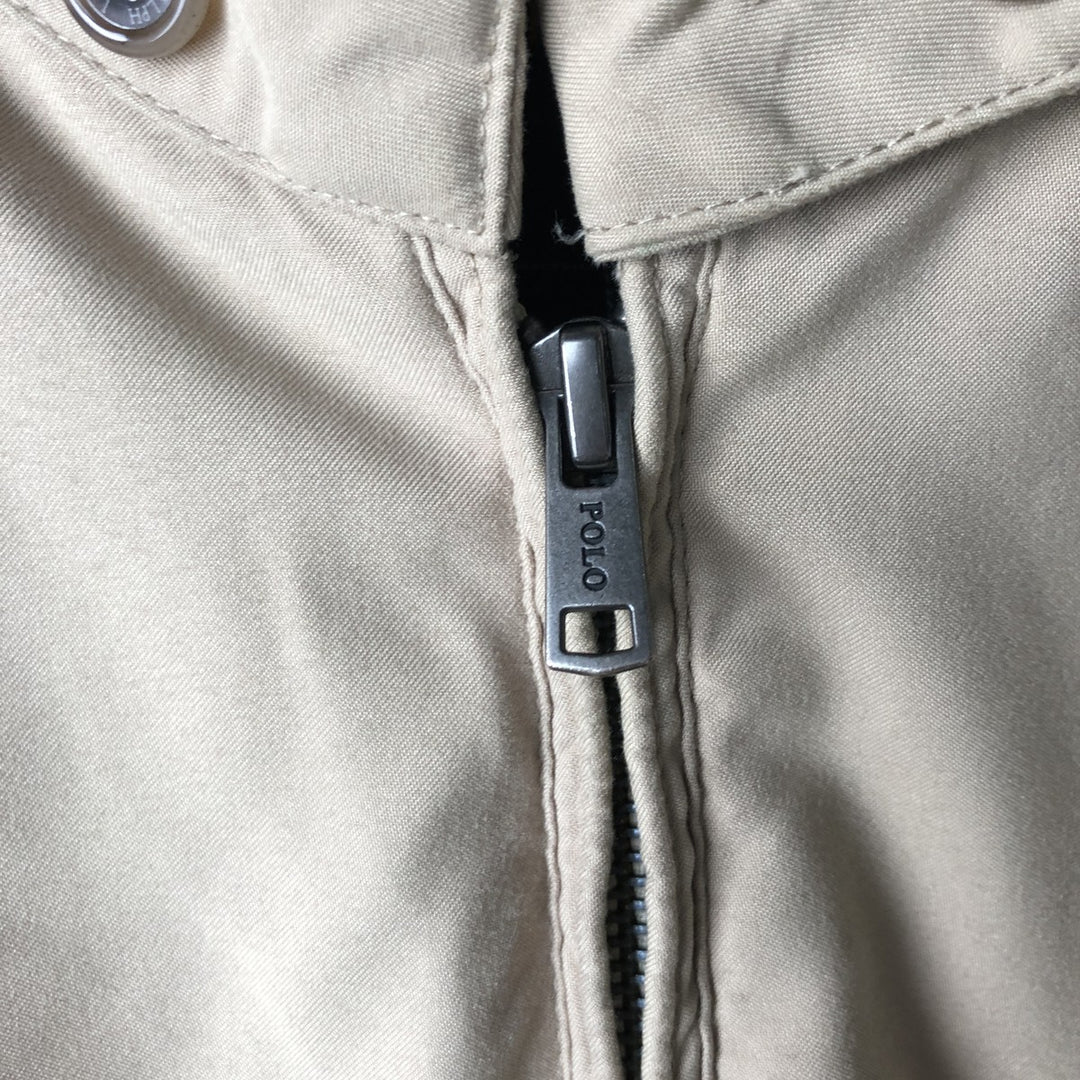 Ralph Lauren POLO RALPH LAUREN Swing Top Sports Jacket Men's XL polyester Beige type Vintage Second Hand
