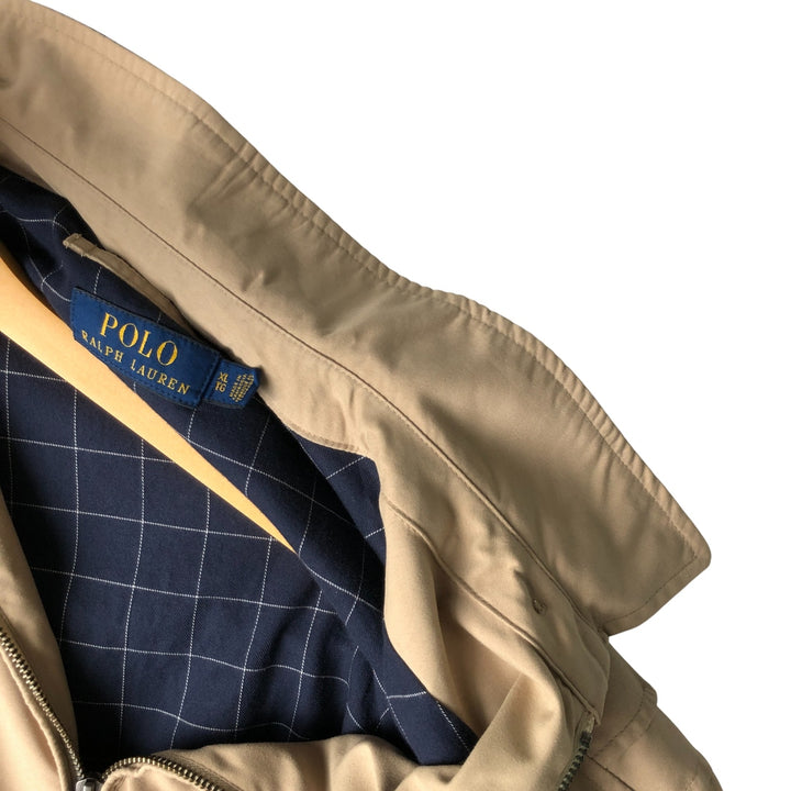 Ralph Lauren POLO RALPH LAUREN Swing Top Sports Jacket Men's XL polyester Beige type Vintage Second Hand