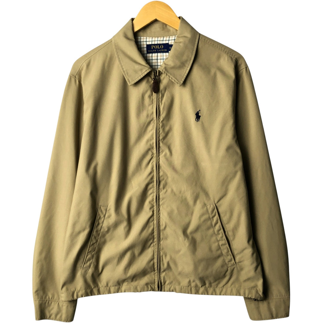 Ralph Lauren POLO RALPH LAUREN Swing Top Sports Jacket Men's M polyester Beige type Vintage Second Hand