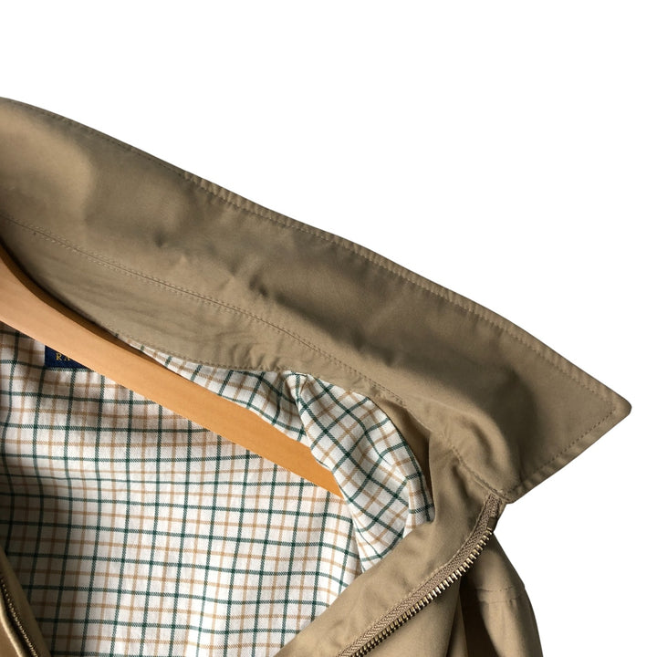 Ralph Lauren POLO RALPH LAUREN Swing Top Sports Jacket Men's M polyester Beige type Vintage Second Hand