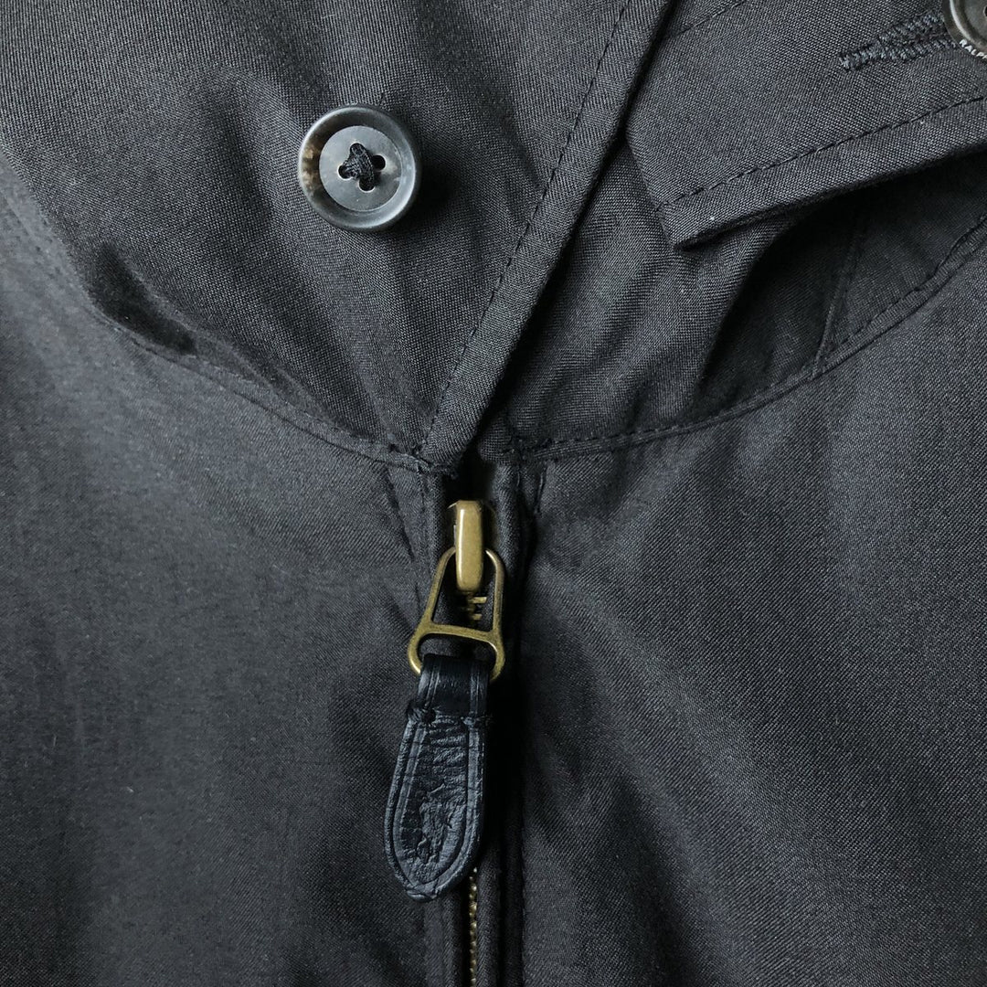 Ralph Lauren POLO RALPH LAUREN Swing Top Sports Jacket Men's M polyester black type Vintage Second Hand