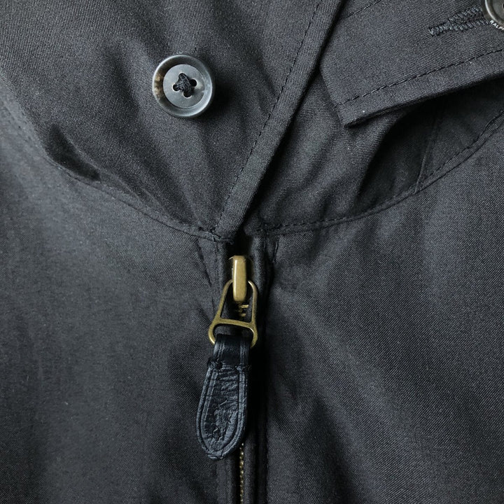 Ralph Lauren POLO RALPH LAUREN Swing Top Sports Jacket Men's M polyester black type Vintage Second Hand