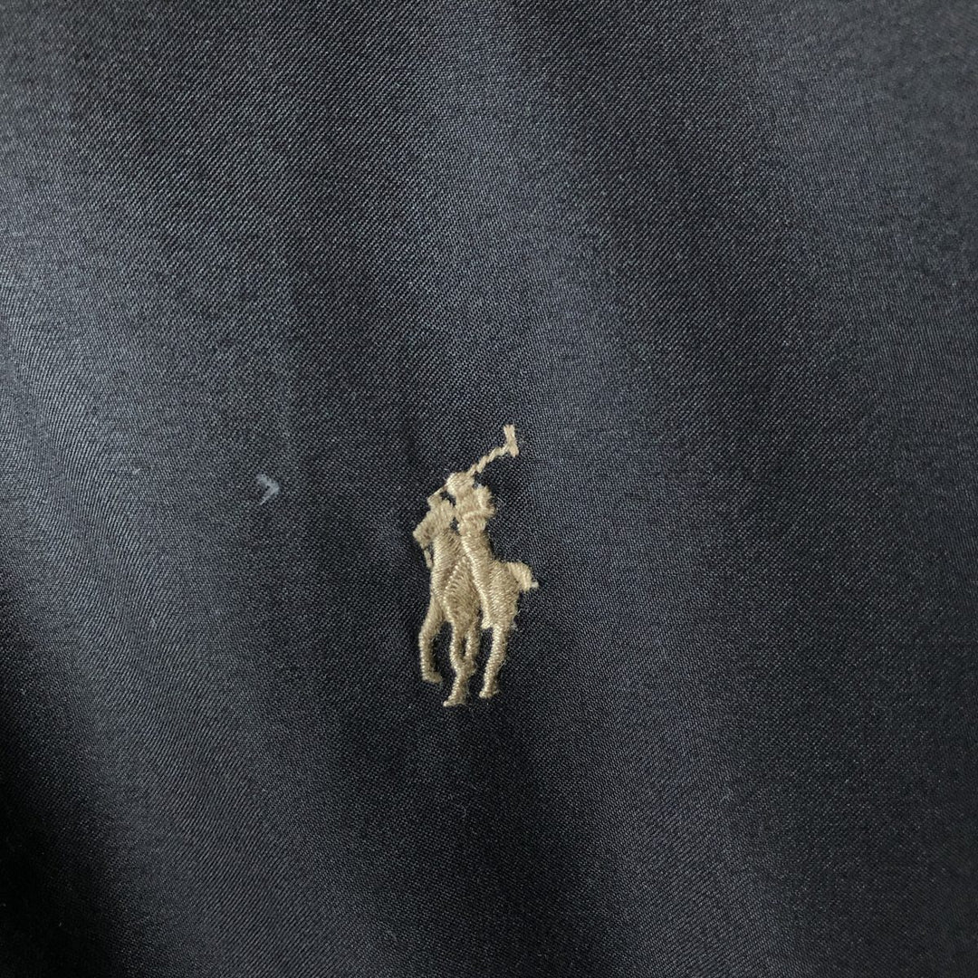 Ralph Lauren POLO RALPH LAUREN Swing Top Sports Jacket Men's M polyester black type Vintage Second Hand