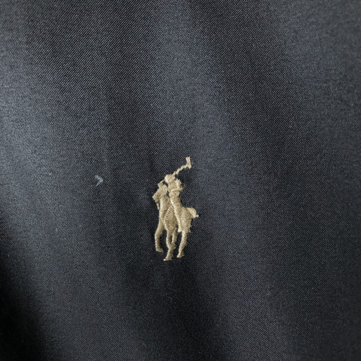 Ralph Lauren POLO RALPH LAUREN Swing Top Sports Jacket Men's M polyester black type Vintage Second Hand