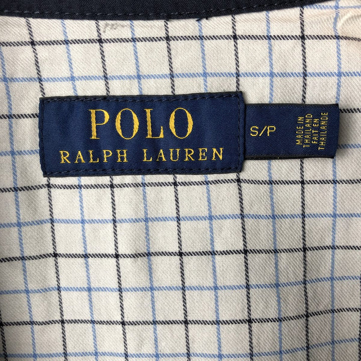 Ralph Lauren POLO RALPH LAUREN Swing Top Sports Jacket Men's S polyester navy blue type Vintage Second Hand