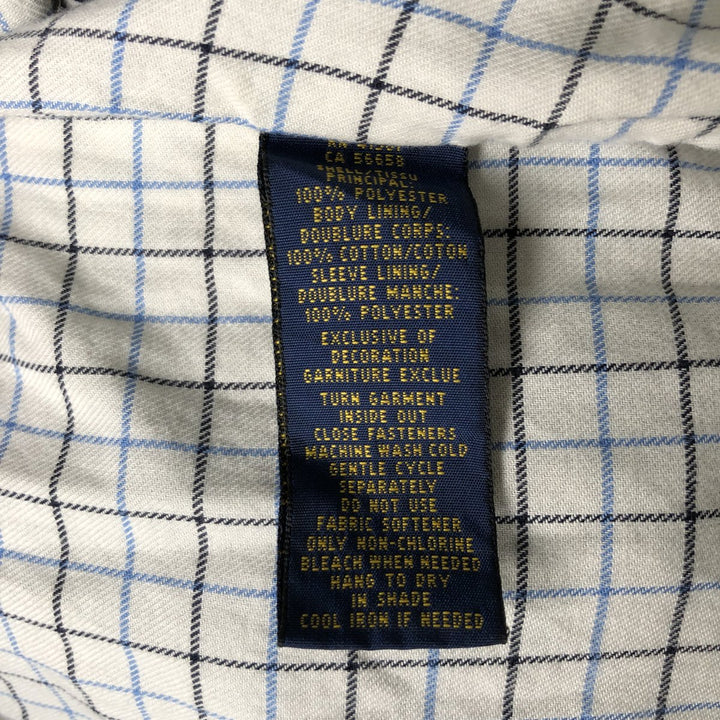 Ralph Lauren POLO RALPH LAUREN Swing Top Sports Jacket Men's S polyester navy blue type Vintage Second Hand