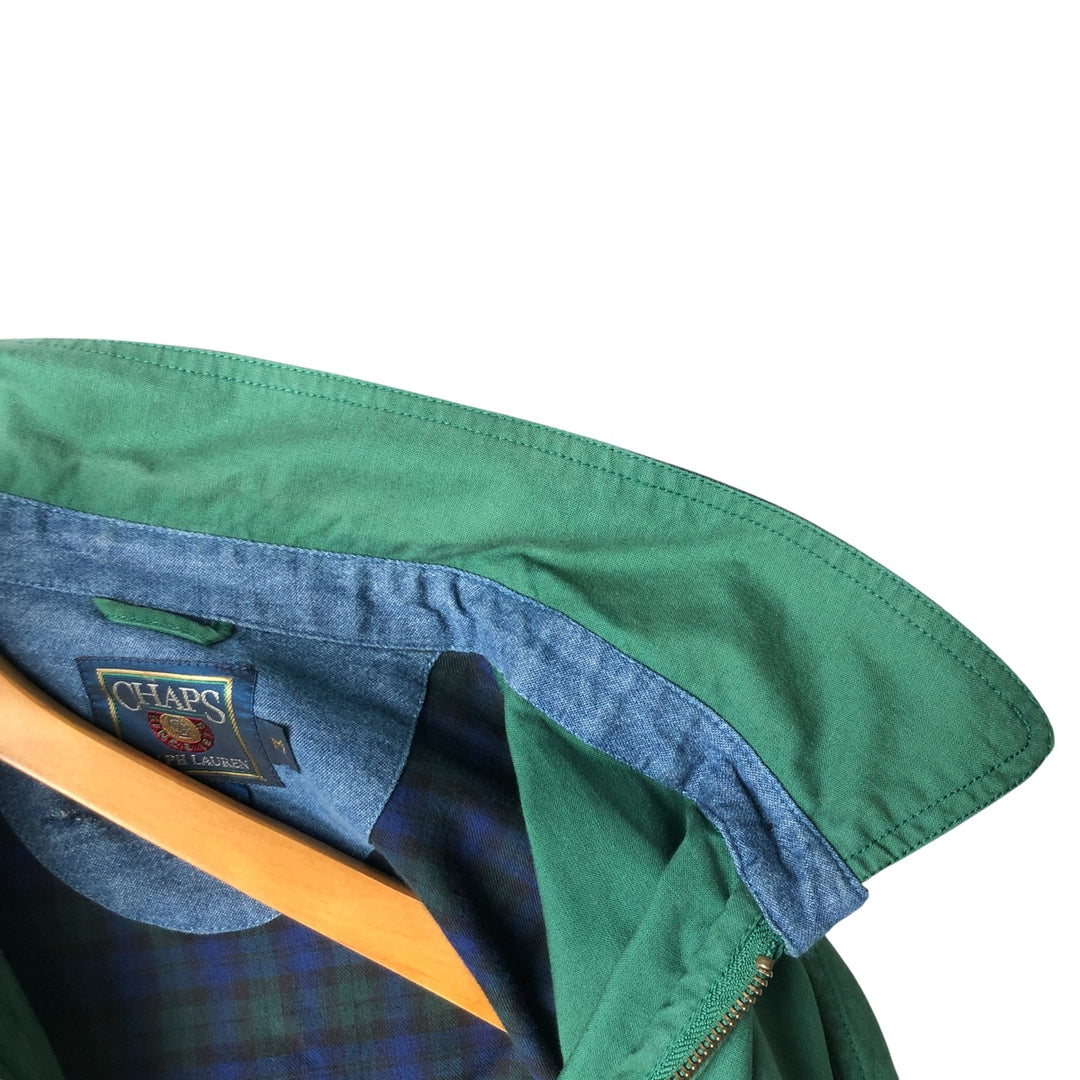 Vintage 1980'S Ralph Lauren Chaps swing top sports jacket, size M, men's cotton green type Vintage Second Hand