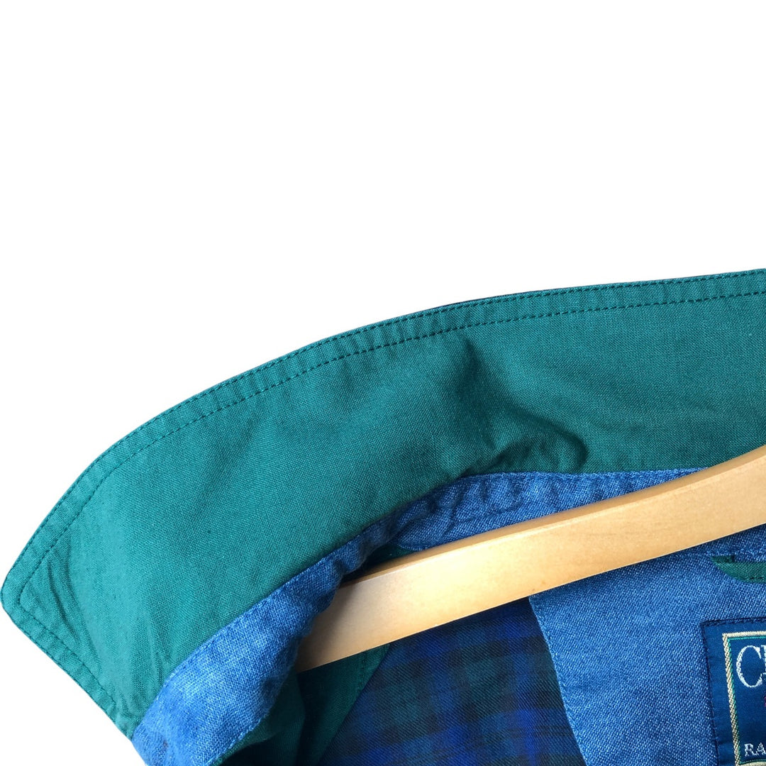 Vintage 1980'S Ralph Lauren Chaps swing top sports jacket, size M, men's cotton green type Vintage Second Hand