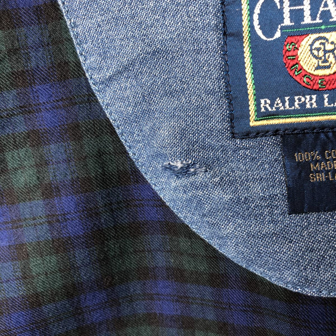 Vintage 1980'S Ralph Lauren Chaps swing top sports jacket, size M, men's cotton green type Vintage Second Hand