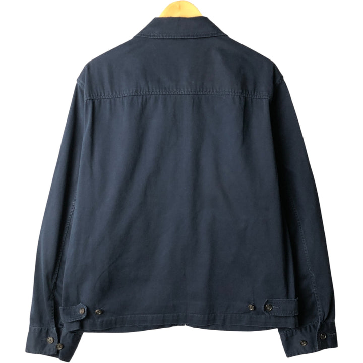 Ralph Lauren POLO by Ralph Lauren Swing Top Sports Jacket Men's L size cotton navy blue type Vintage Second Hand