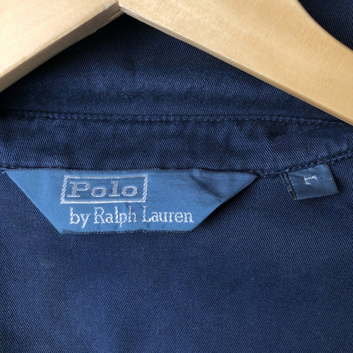 Ralph Lauren POLO by Ralph Lauren Swing Top Sports Jacket Men's L size cotton navy blue type Vintage Second Hand