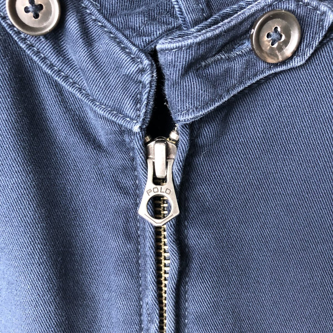 Ralph Lauren POLO by Ralph Lauren Swing Top Sports Jacket Men's L size cotton navy blue type Vintage Second Hand