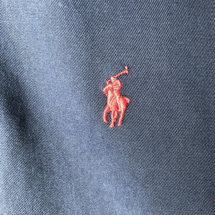 Ralph Lauren POLO by Ralph Lauren Swing Top Sports Jacket Men's L size cotton navy blue type Vintage Second Hand