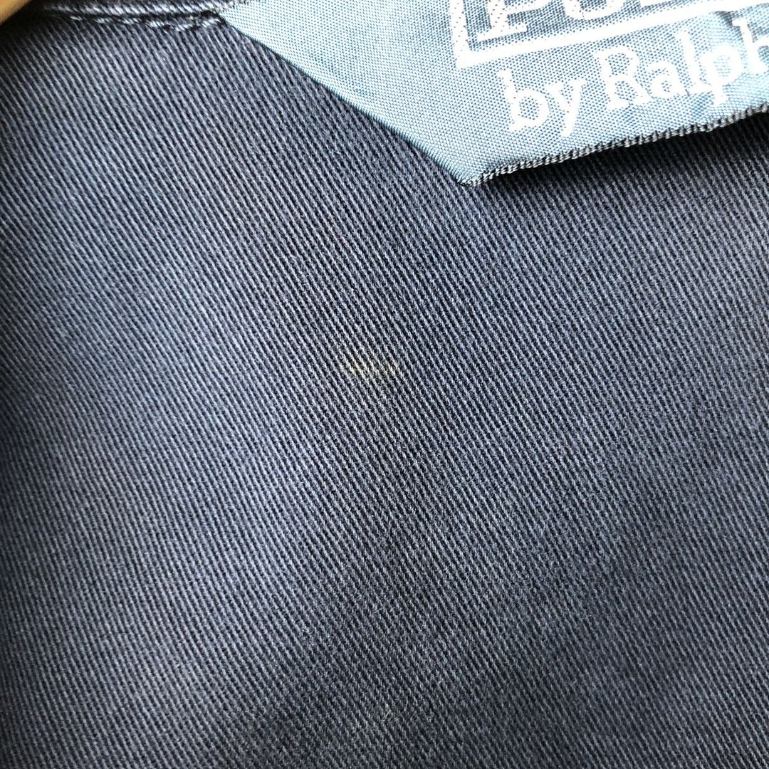 Ralph Lauren POLO by Ralph Lauren Swing Top Sports Jacket Men's L size cotton navy blue type Vintage Second Hand