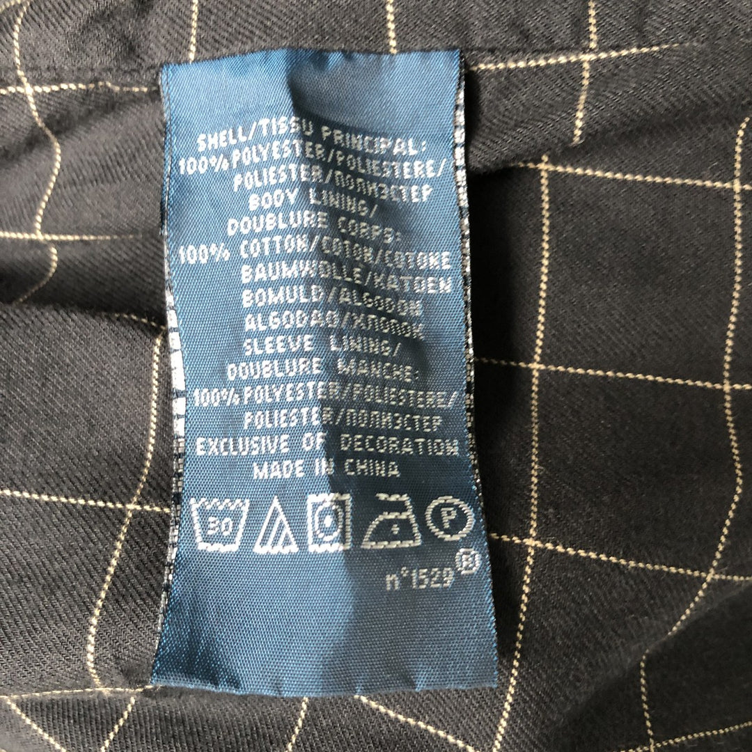 Oversized Ralph Lauren POLO by Ralph Lauren swing top sports jacket, men's size XXXL polyester black type Vintage Second Hand