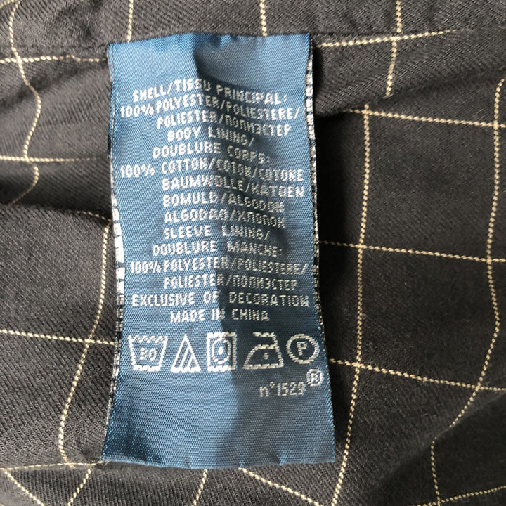 Oversized Ralph Lauren POLO by Ralph Lauren swing top sports jacket, men's size XXXL polyester black type Vintage Second Hand