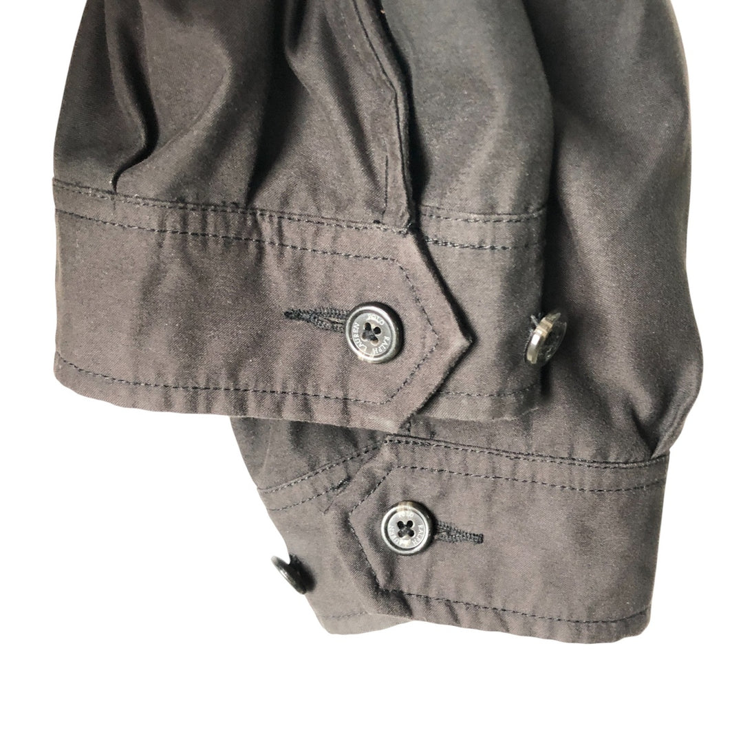 Oversized Ralph Lauren POLO by Ralph Lauren swing top sports jacket, men's size XXXL polyester black type Vintage Second Hand