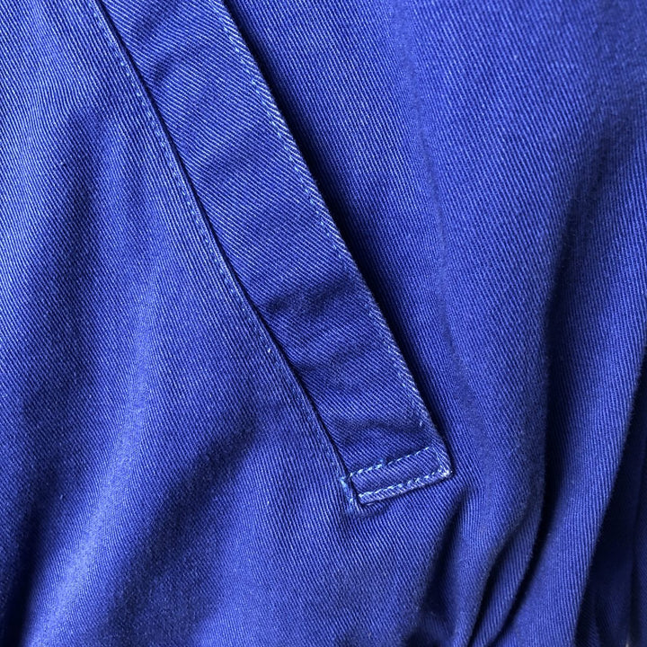 Vintage 90'S Polo by Ralph Lauren swing top sports jacket, made in the USA, men's size XXL cotton blue type Vintage Second Hand