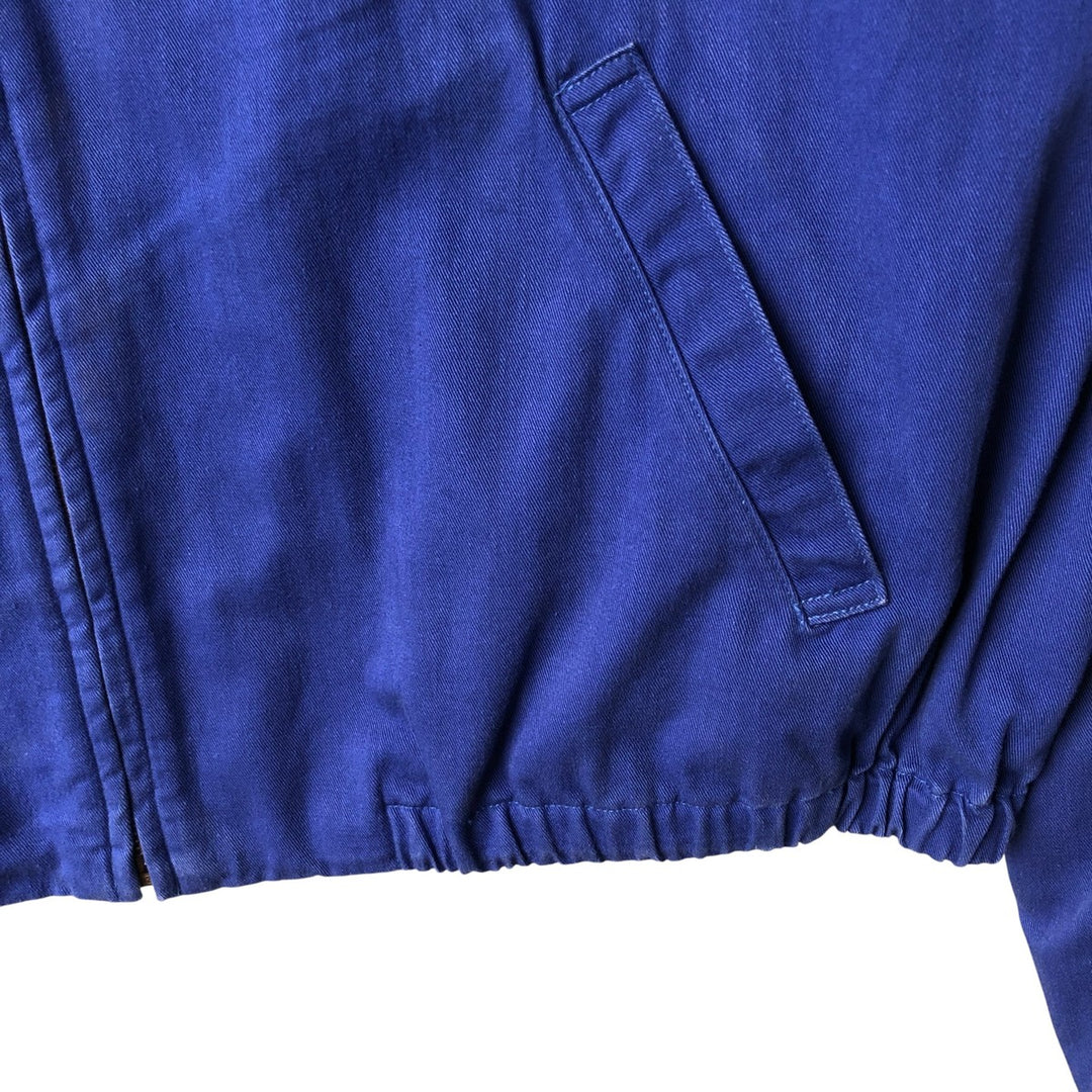 Vintage 90'S Polo by Ralph Lauren swing top sports jacket, made in the USA, men's size XXL cotton blue type Vintage Second Hand