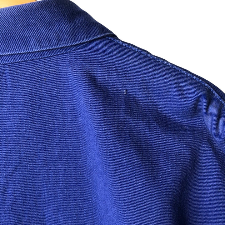 Vintage 90'S Polo by Ralph Lauren swing top sports jacket, made in the USA, men's size XXL cotton blue type Vintage Second Hand