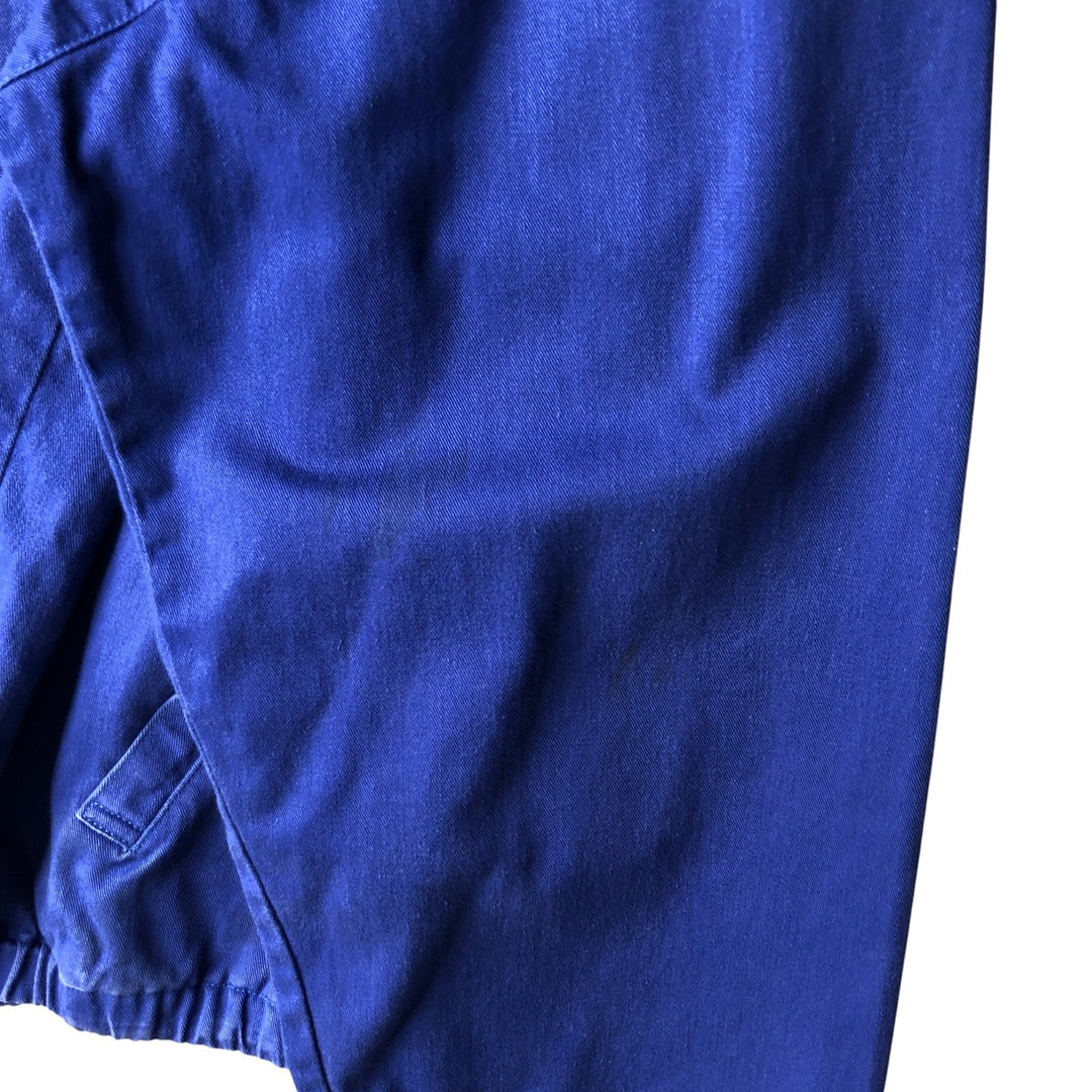 Vintage 90'S Polo by Ralph Lauren swing top sports jacket, made in the USA, men's size XXL cotton blue type Vintage Second Hand