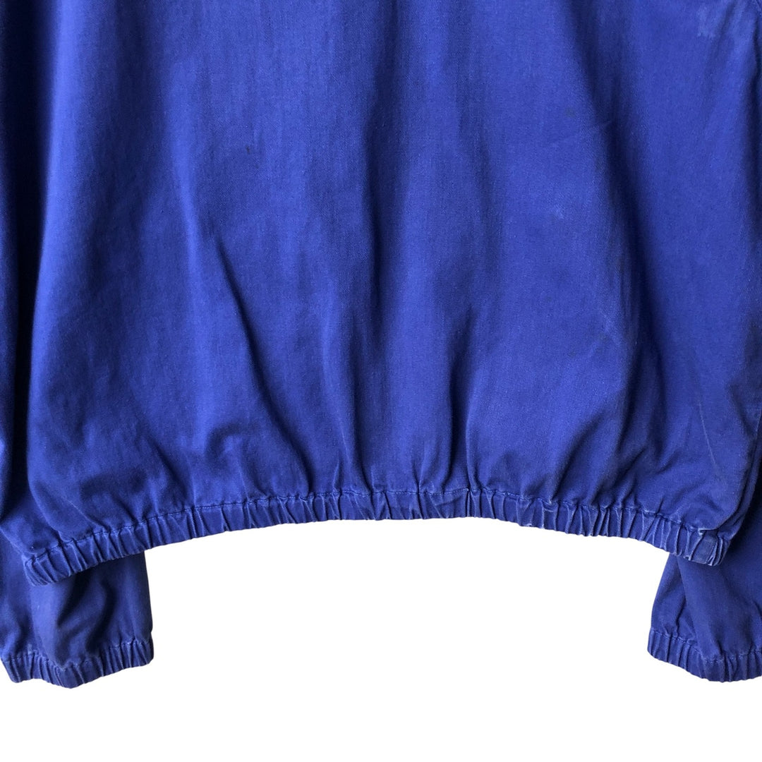 Vintage 90'S Polo by Ralph Lauren swing top sports jacket, made in the USA, men's size XXL cotton blue type Vintage Second Hand