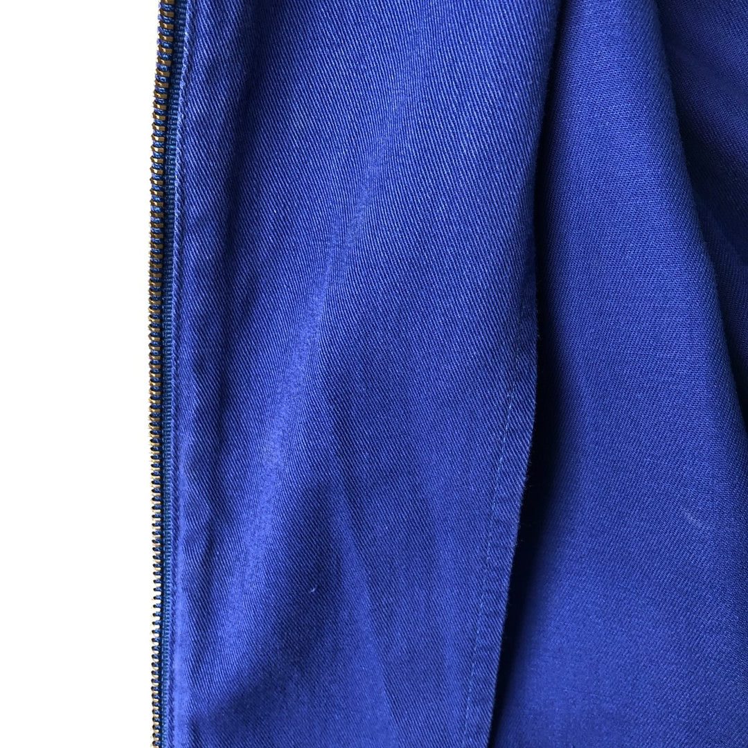 Vintage 90'S Polo by Ralph Lauren swing top sports jacket, made in the USA, men's size XXL cotton blue type Vintage Second Hand